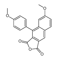 6-methoxy-4-(4-methoxyphenyl)benzo[f][2]benzofuran-1,3-dione结构式
