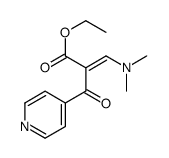 ethyl 3-(dimethylamino)-2-(pyridine-4-carbonyl)prop-2-enoate Structure