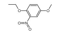 1-ethoxy-4-methoxy-2-nitro-benzene结构式