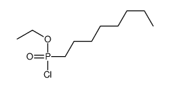 1-[chloro(ethoxy)phosphoryl]octane Structure