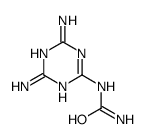 (4,6-diamino-1,3,5-triazin-2-yl)urea Structure