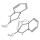 双(2-甲基茚基)二氯化锆结构式