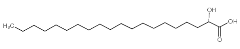 2-hydroxy Arachidic Acid structure