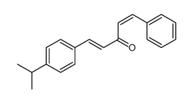 1-(4-isopropylphenyl)-5-phenylpenta-1,4-dien-3-one Structure