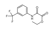 2-氧代-2-[(3-三氟甲基苯基)氨基]乙酸乙酯结构式