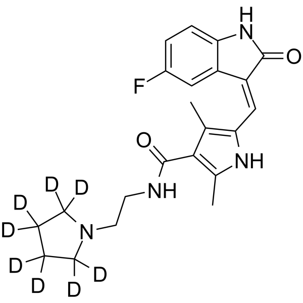 Toceranib-d8 Structure
