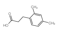 3-(2,4-二甲基苯基)丙酸结构式