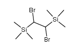1,2-dibromo-1,2-bis-trimethylsilanyl-ethane结构式