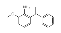 2-methoxy-6-(1-phenylethenyl)aniline Structure