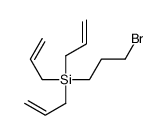 3-bromopropyl-tris(prop-2-enyl)silane Structure