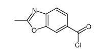 6-Benzoxazolecarbonylchloride,2-methyl-(9CI)结构式