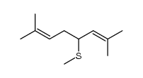2,7-dimethyl-4-methylsulfanyl-octa-2,6-diene结构式