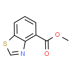 苯并噻唑-4-甲酸甲酯结构式