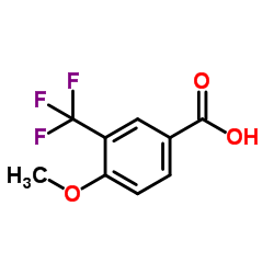 3－三氟甲基－4－甲氧基苯甲酸结构式