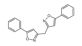 5-phenyl-3-[(5-phenyl-1,2-oxazol-3-yl)methyl]-1,2-oxazole结构式