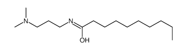 N-[3-(dimethylamino)propyl]decan-1-amide结构式