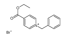 1-Benzyl-4-carboxy-pyridinium Ethyl Ester Bromide Structure