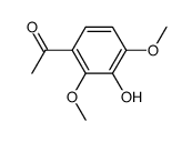 1-(3-羟基-2,4-二甲氧基-苯基)-乙酮结构式