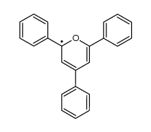 2,4,6-triphenylpyrylium radical Structure