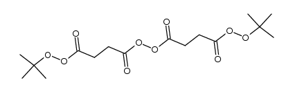Bis-[β-(tert-butylperoxycarbonyl)-propionyl]-peroxid结构式