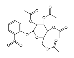 2'-NITROPHENYL TETRA-O-ACETYL-A-D-GALACTOPYRANOSIDE结构式