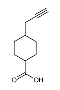 4-prop-2-ynylcyclohexane-1-carboxylic acid Structure