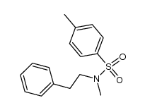 N-methyl-N-(2-phenethyl)-4-methylbenzenesulfonamide结构式