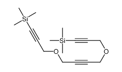 trimethyl-[3-[4-(3-trimethylsilylprop-2-ynoxy)but-2-ynoxy]prop-1-ynyl]silane Structure