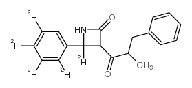 N-4-苯基α-亚苄基-d5异丁酰基乙酰胺结构式