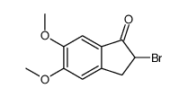 2-溴-5,6-二甲氧基-1-茚酮结构式