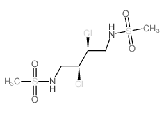 Methanesulfonamide,N,N'-(2,3-dichlorotetramethylene)bis-, (S,S)-(-)- (8CI)结构式