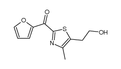 furan-2-yl-[5-(2-hydroxy-ethyl)-4-methyl-thiazol-2-yl]-methanone Structure