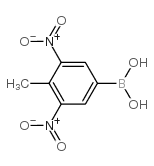 3,5-二硝基-4-甲基苯硼酸结构式
