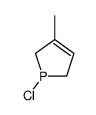 1-chloro-3-methyl-2,5-dihydrophosphole结构式