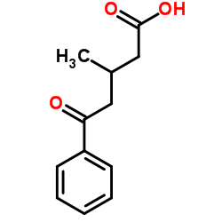 3-Methyl-5-oxo-5-phenylpentanoic acid structure