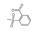 1-(甲基磺酰基)-2-硝基苯结构式