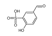 5-formyl-2-hydroxybenzenesulfonic acid Structure