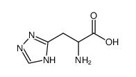 BETA-(1,2,4-TRIAZOL-3-YL)-DL-ALANINE Structure