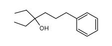 3-ethyl-6-phenyl-hexan-3-ol结构式