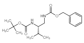 (S)-1-Cbz-氨基-2-Boc-氨基异戊烷结构式
