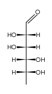 L-(+)-rhamnose Structure