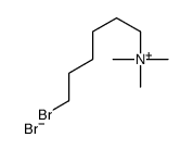 1-Bromo-6-(trimethylammonium)hexyl Bromide Structure