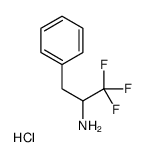 1,1,1-trifluoro-3-phenylpropan-2-amine,hydrochloride结构式