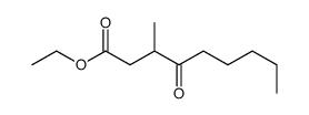 ethyl 3-methyl-4-oxononanoate结构式