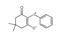 (2,6-dioxo-4,4-dimethylcyclohexyl)phenyliodonium inner salt结构式