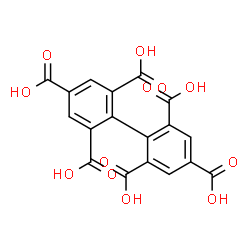 [1,1'-联苯]-2,2',4,4',6,6'-六羧酸结构式