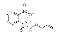 N-(烯丙氧基)-2-硝基苯磺酰胺结构式