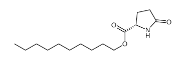 decyl 5-oxo-L-prolinate Structure