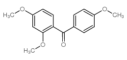2,4,4'-三甲氧基苯甲酮结构式