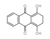 9,10-Anthracenedione,2,3-dihydro-1,4-dihydroxy-结构式